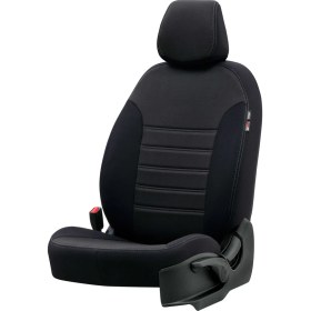 Resim Otom Volvo V50 2004-2012 Özel Üretim Koltuk Kılıfı Original Design Siyah 