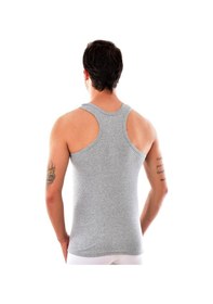 Resim Erkek Gri Sporcu Rambo Pamuklu Atlet 6'lı Paket 0118 Gri 