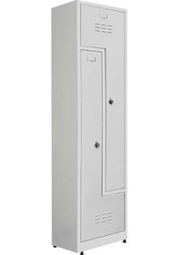 Resim Soyunma Dolabı Std Z Tipi 2'li 185x41x40cm Gri 