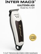 Resim İNTER MAC3 T-CUT TEKNOLOJİLİ ENSE VE SAKAL MAKİNESi 