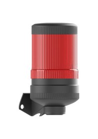 Resim Mesan Ø70 1 Kat Işıklı Kolon Multi Led Buzzer Duvar Montaj Kırmızı 24vac Ms 424.1.24vac 