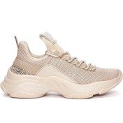 Resim Derimod Zero Women's Beige Lace-Up Stone Detailed Sneakers Derimod