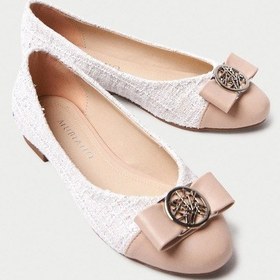 Resim Mubiano Mbsr2424-bj Tüvit Kumaş Toka Detaylı Kadın Bej Babet Bej 