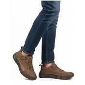 Resim Bej Hakiki Deri Erkek Casual Yürüyüş Ayakkabısı Season M Bej 