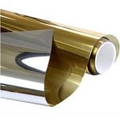 Resim Gold Silver Aynalı Cam Filmi Amerikan Çizilmez 75 Cm X 4 Metre Kml144 