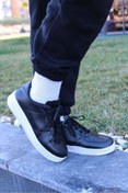 Resim Afşin Air Sneaker Spor Ayakkabı Comfortable Kadın-Erkek Günlük Siyah-Beyaz Casual 