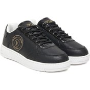 Resim Versace Kadın Meyssa Dis. 12 Dokulu Altın Rengi Yazı Logolu Sneaker - Siyah 