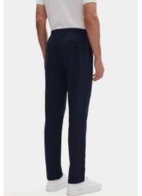 Resim D's Damat Ds Damat Slim Fit Açık Lacivert Beli Lastikli İpli Fermuarlı Likralı Rahat Jogger Pantolon 2hc03ortjgr01 Lacivert 
