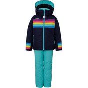 Resim Phenix Kız Çocuk Ceket-Pantolon Takım Girls Rainbow Kids Two-Piece Lacivert 