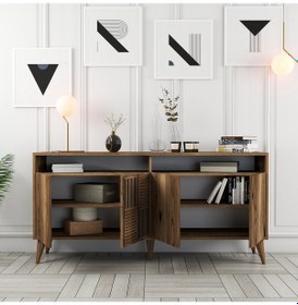 Resim Milan 160cm Konsol - Ceviz / Ceviz 