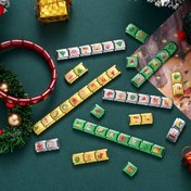 Resim 18 adet Noel Çok Renkli 202 202 Paslanmaz Çelik Modüler Şanslı Bileklikler İtalyan Elk Noel Baba Ağacı Kar Adamı Çan Baskı Xmas Şanslı Set - Kırmızı, Yeşil, Altın Takı Yapımı Bileklik Kolye Modül Takı Hediyeleri, Tatil Aksesuarları 