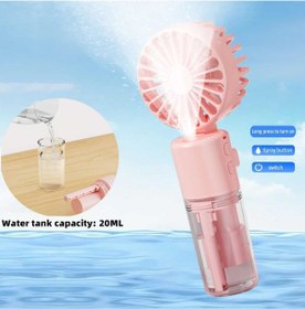 Resim SIGHTZER MİNİ FAN ŞARJLI EL FANI SU PÜSKÜRTMELİ BOYUNA ASMALI MİNİ KLİMA FAN VANTİLATÖR 