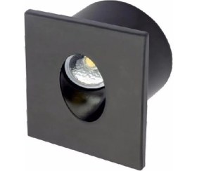 Resim Cata 3W Koridor Aydınlatma Siyah Kasa Günışığı CT-5179 