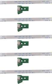 Resim Happlignly 5X USB Charging Port Socket Board -055 5TH V5 12 Pin Cable 