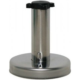 Resim Kompakt Laminant Islak Zemin, Kübik Tuvalet Bölmesi İçin Paslanmaz İnox Askı Stop, Tampon, Durdurucu 