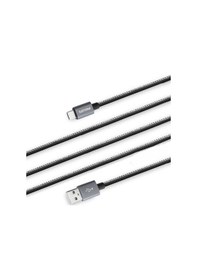 Resim Philips Uyumlu 3A 60W Type-C Deri Kaplama Hızlı Şarj ve Data Kablo 