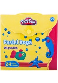 Resim Play-doh Pastel Boya 24lü Çantada - 2 Adet Çok Renkli 