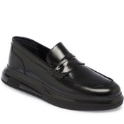 Resim Siyah Deri Erkek Loafer - E24S1AY57104-A23 