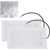 Resim 12v Araç Koltuğu Isıtma Pedi - 2 Adet Karbon Fiber Oturma Isıtıcı 