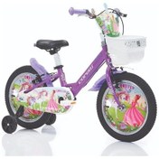 Resim Corelli Lovely Kız Çocuk Bisikleti V 16 Jant Mor Beyaz Çok Renkli 