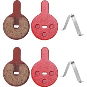 Resim bisiklet dünyam Onvo OV 102 Uyumlu Metal Disk Yaylı Fren Balatası ( 2 ÇİFT ) M23-2 
