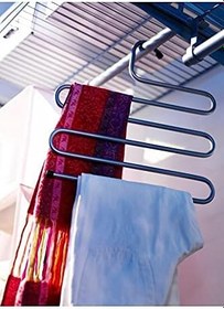 Resim 5 Katlı Metal Pantolon Eşarp Askısı 