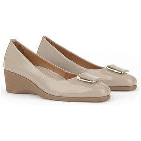 Resim Ziya, Kadın Hakiki Deri Ayakkabı 1531050z25140128y Vizon 1531050z25140128y 310 VIZON 