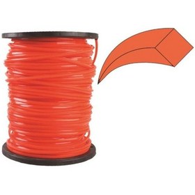 Resim Solax Motorlu Tırpan Misinası Kare Turuncu 4 Mm 225 Mt 