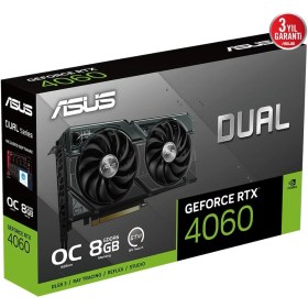 Resim Asus GeForce Dual-RTX4060-O8G 8GB OC 128 Bit GDDR6 Ekran Kartı 