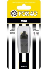 Resim Fox40 Fox 40 Mini Official Siyah Düdük 9800-0008 Siyah - Beyaz 
