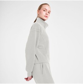 Resim Lescon 25n-2105 Fermuarlı Sweatshırt Ekru 