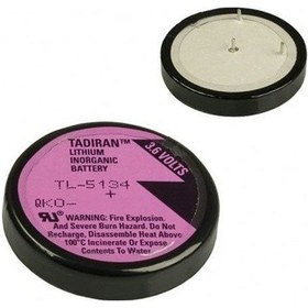 Resim Tadiran TL-5134/P 3.6V 1/10D Lityum İnorganik Pil 