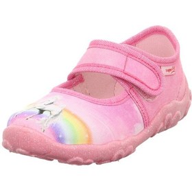 Resim Superfit Bonny Kız Çocuk Ev Kreş Ayakkabısı Beyaz At - Pembe 000281-5540 Pembe 