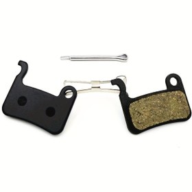 Resim 2/4/8/12 Çift Dağ Bisikleti ve Elektrikli Scooter Reçine Fren Pedleri, A01S XTR M965 M966 M975 Saint M800 XT M765 M775 M776 SLX M665 LX M585 T665 Deore M535 M595 M596 ZOOM XTech HB100 HB870 HB875 için Uygun, Bisiklet Yedek Parçaları 