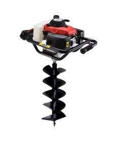 Resim Gardenpro Çift Helezonlu 4 Zamanlı Toprak Burgu Makinası 200 mm 4 Hp 
