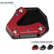 Resim Artfulabode Yan Trk502 Titanyum/kırmızı/siyah Sehpa Pedi Paslanmaz İçin Uzatma Geeroyoo Benelli Alüminyum 2020 - İa 