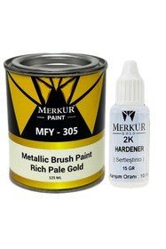 Resim Merkürgold Profesyonel Yaldız Boya-2Komponent (Fırçasız) 