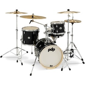Resim PDP Drums New Yorker 4-Parça Akustik Davul (Black Onyx Sparkle) 