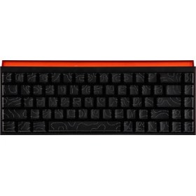 Resim Coverzone Kontur Desenli Ambiyans Aydınlatmalı Red Switch Mekanik Klavye Ajazz Nacodex NK-68 