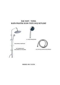 Resim Sürgü Duş Seti Econ Krom 