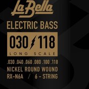 Resim La Bella 6 Telli Bas Gitar Teli RX-N6A 