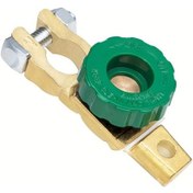 Resim Xuweiwei Yeşil-1pcs&1 Otomobil Kamyon Tekne İçin 12v 24v Yeşil Düğmeli Akü Bağlantı Anahtarı 