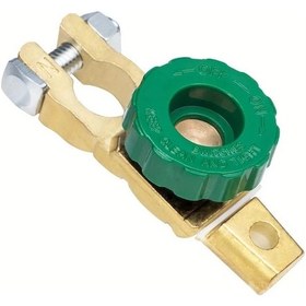 Resim Xuweiwei Yeşil-1pcs&1 Otomobil Kamyon Tekne İçin 12v 24v Yeşil Düğmeli Akü Bağlantı Anahtarı 