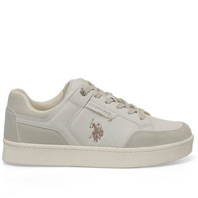 Resim U.S. Polo Assn. PONNIE 4FX Bej Kadın Sneaker 