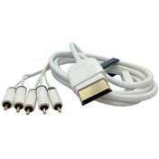 Resim X BOX 360 video rca component audio L/R kablo 2m 