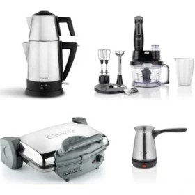 Resim Schafer Kea Elektro Mega Ev Aletleri 4 Lü Set Inox 