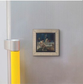 Resim Hamam Baskılı Mdf Magnet 7x7 136 