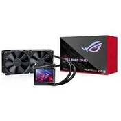 Resim ASUS ROG RYUJIN II 240 V2 OLED AURA SYNC RGB 2X NOCTUA IPPC 2 PWM 120MM FAN SIVI CPU SOĞUTUCUSU V2 