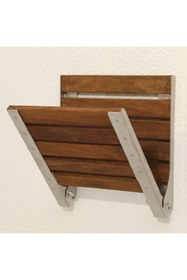 Resim WOWER Parlak Krom Katlanır Duş Oturağı 