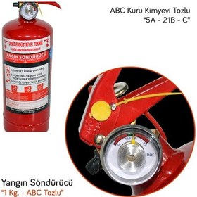 Resim Nyf D.e.t. Yangın Söndürücü 1 Kg Ce + Tse Belgeli 